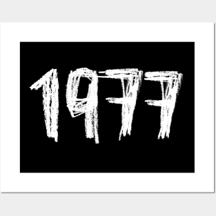 1977 Birthday, Birth Year 1977, Born in 1977 Posters and Art